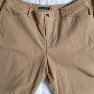 Lauren Ralph Lauren women khaki pants